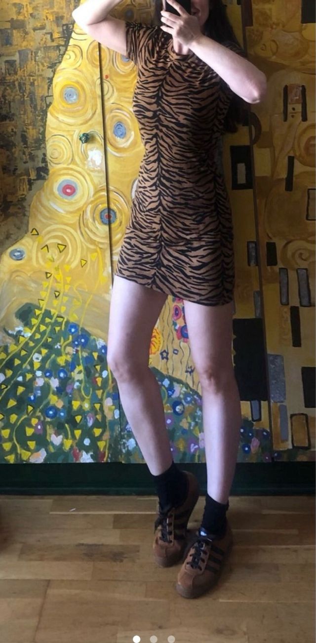 Vestido tigre punto
