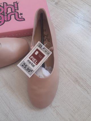Bailarinas piel n° 32 SIN ESTRENAR