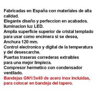 📢 VITRINA DE TAPAS CON 4 BANDEJAS 📢