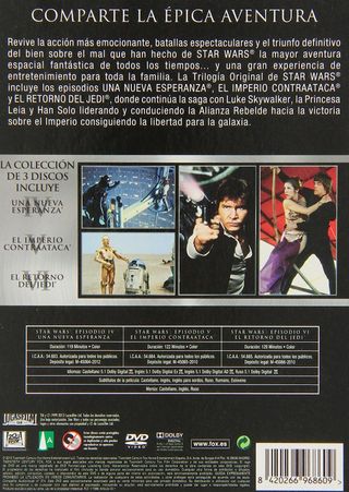 Star Wars Trilogía: Episodios IV-VI DVD