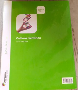 Libro cultura científica 1o bachillerato