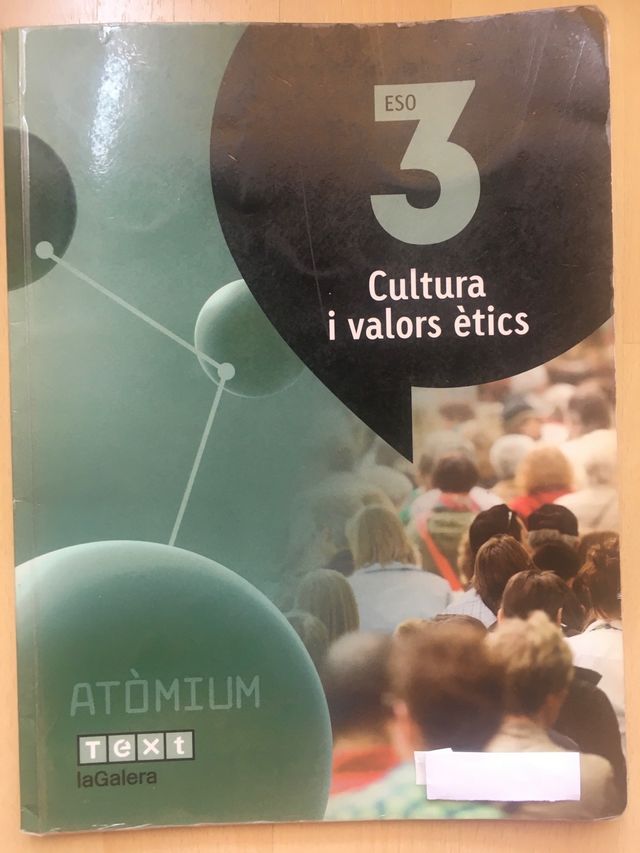 Cultura i valors ètics. 3 ESO