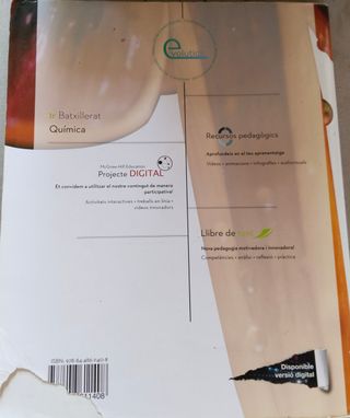 Libro de química primero bachillerato