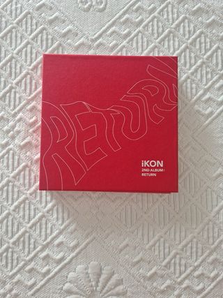 IKON - 2nd Album. Return (Red) CON 2 PHOTOCARDS