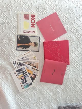 IKON - 2nd Album. Return (Red) CON 2 PHOTOCARDS