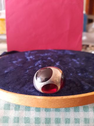 anillo de plata CH