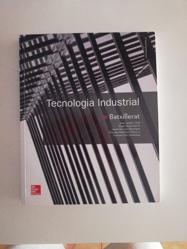 llibre tecnologia industrial primer batxillerat