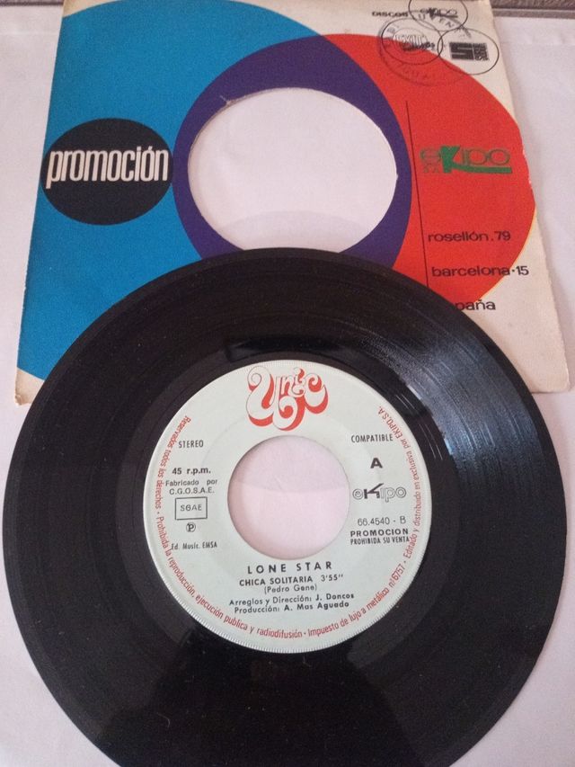 RAGAZZA SINGLE SOLITARIA PROMOZIONALE LONE STAR
