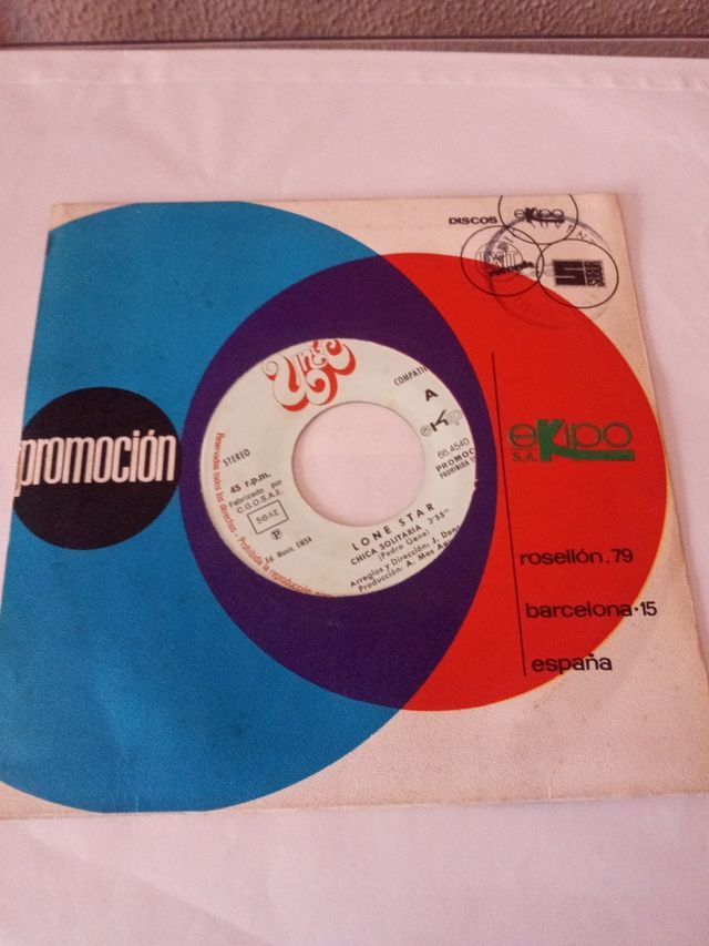 RAGAZZA SINGLE SOLITARIA PROMOZIONALE LONE STAR