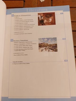 lengua castellana y literatura siglo XIX primero 