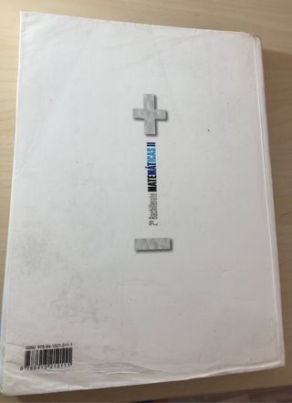 Libro matemáticas II editex