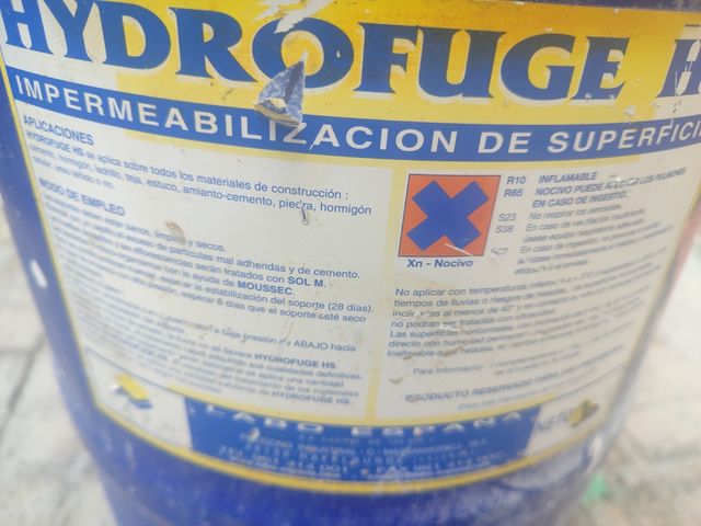 hidrofuge hs impermeabilizacion de superficies