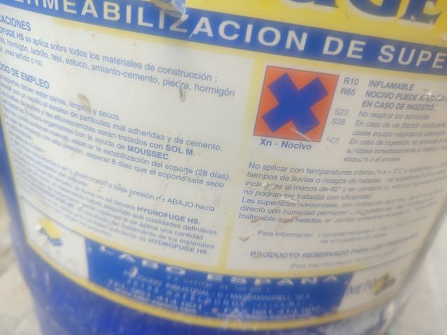 hidrofuge hs impermeabilizacion de superficies