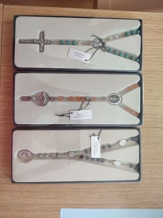 tres preciosos rosarios, precio por separado