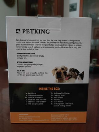 Maquina de cortar el pelo para mascotas 