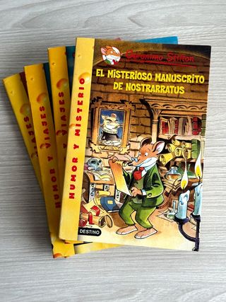 4 Libros colección Gerónimo Stilton 