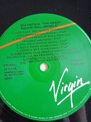 Disco de vinilo Sex Pistols