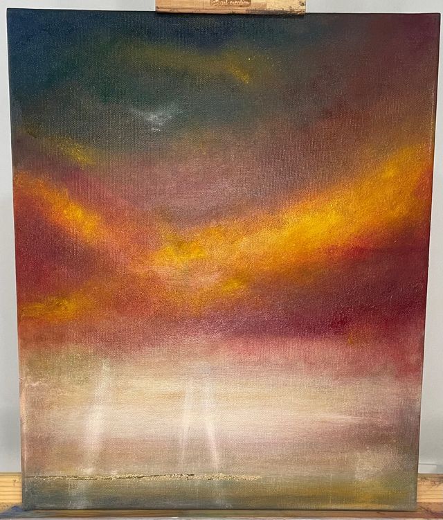 Pintura al óleo sobre lienzo 