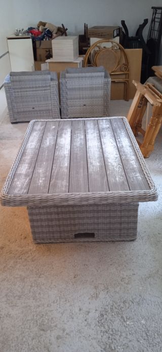 Conjunto de sofá terraza