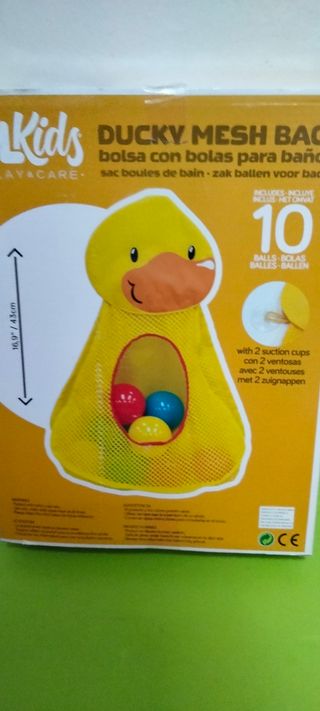 Bolsa de bolas para baño