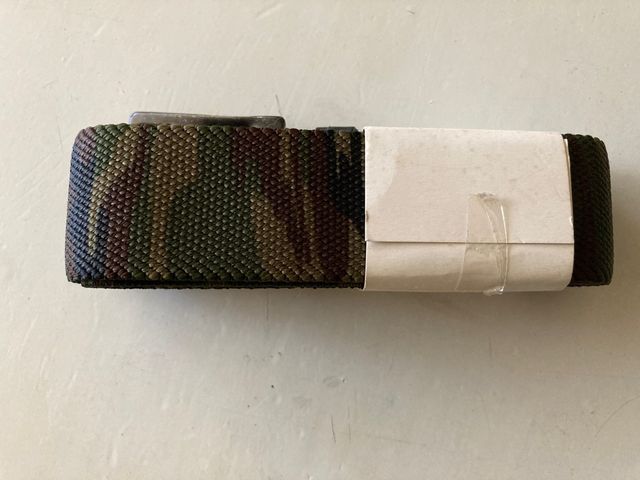 DOS CINTURONES ELASTICOS NUEVOS MIMETIZADO