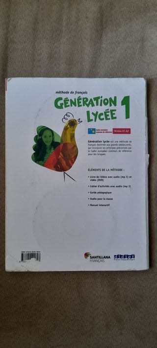 Libro de francés 1 Bachillerato Santillana