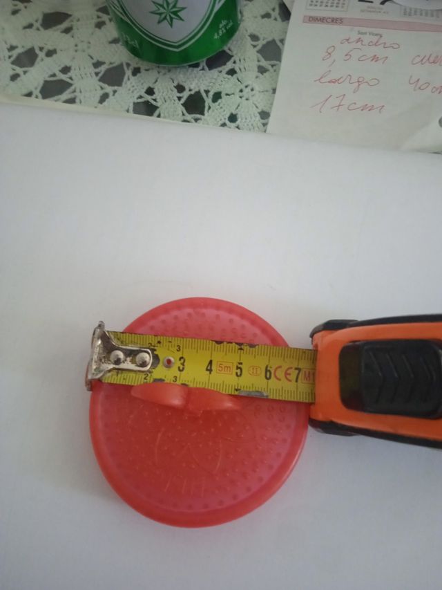 Peine rojo-mascota.Nuevo.