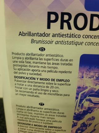 Abrillantador Salpicadero Profesional PRODERBRILL