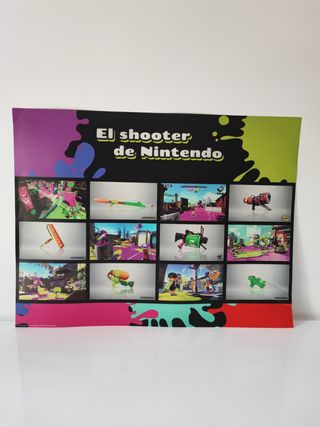 Material promocional Splatoon NINTENDO Wii U