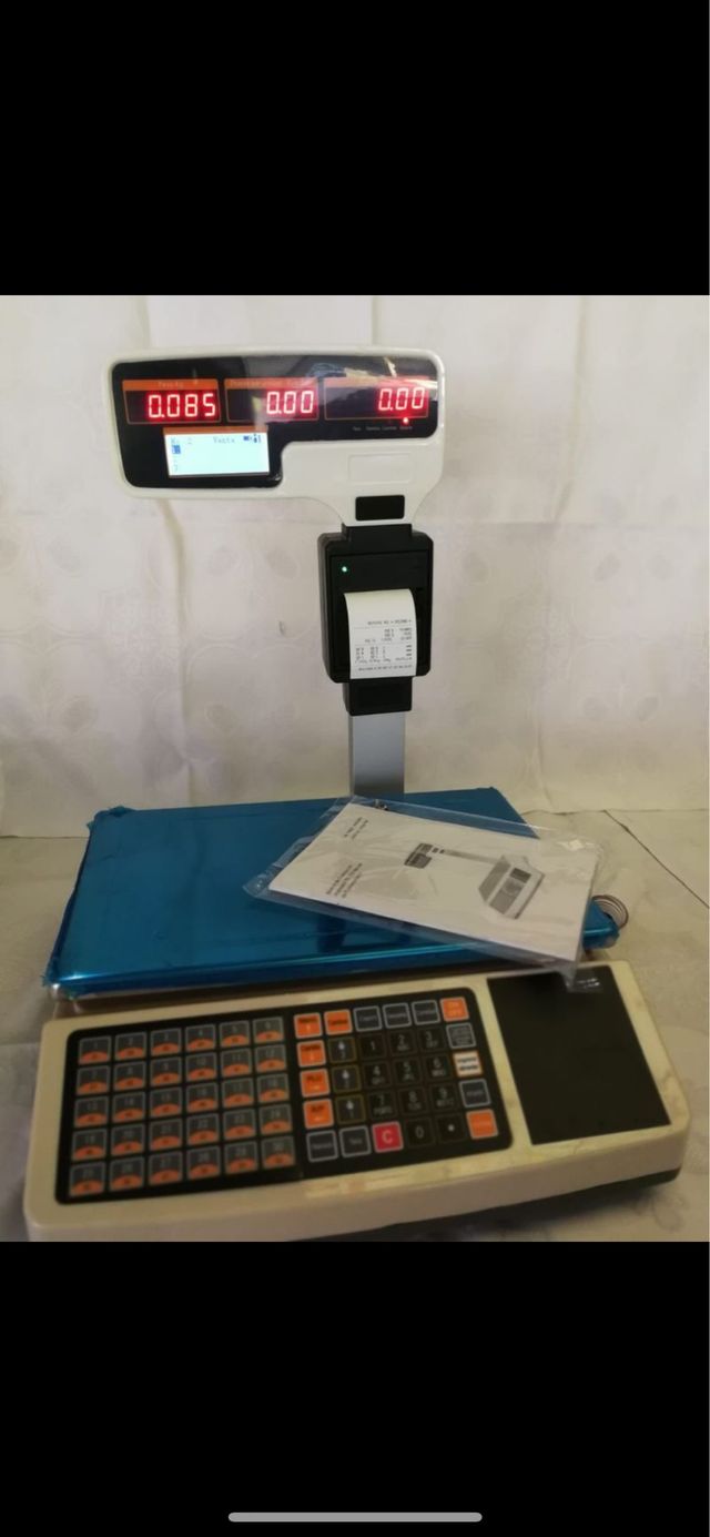 bascula comercial 3 vendedores iva desglosado