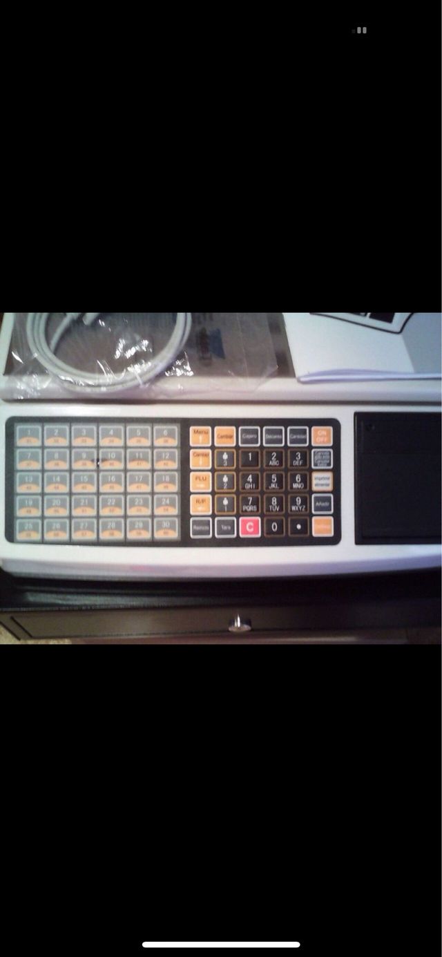 bascula comercial 3 vendedores iva desglosado