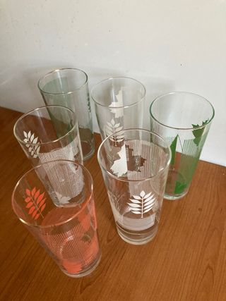 Vasos altos vintage