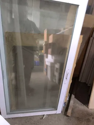 Ventana corredera aluminio anc. 126 x alt 114,5 cm