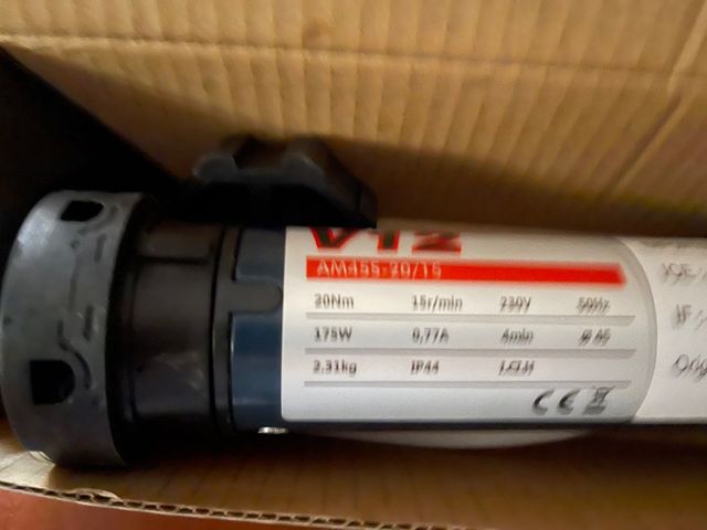 Motor persiana 60 mm