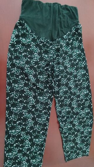 Pantalón premamá talla 42 ancho estampado