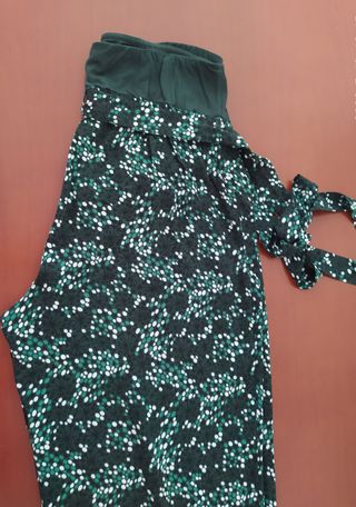 Pantalón premamá talla 42 ancho estampado