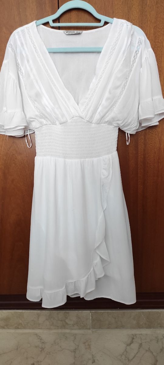 Vestido corto blanco verano