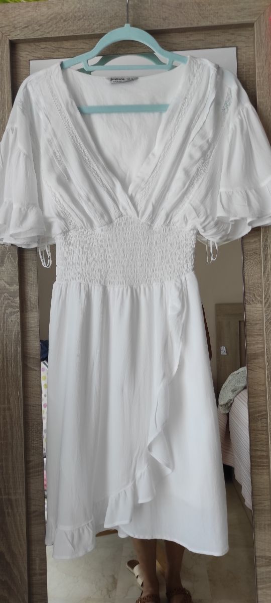 Vestido corto blanco verano