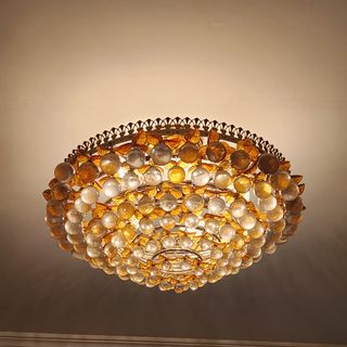 Lámpara de techo cristal bohemia 5 luces