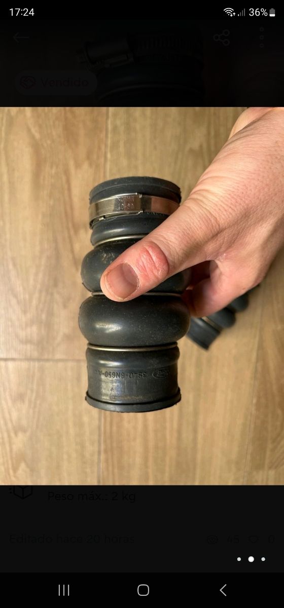 Tubo intercooler Ford