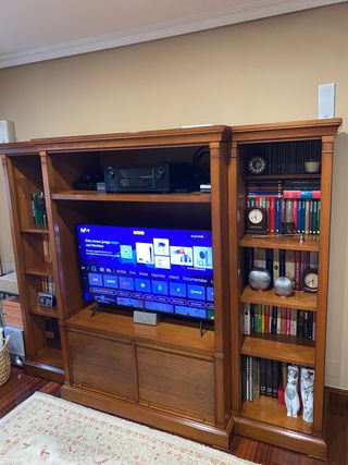 Mueble salón- madera cerezo, perfecto estado