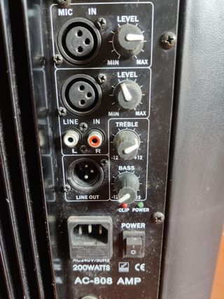 Altavoz Acoustic control ac808 200w