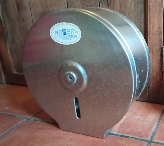 Dispensador papel higienico acero inoxidable