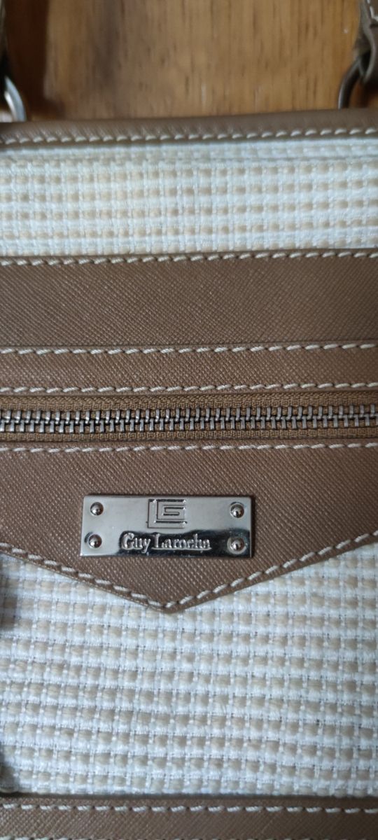 Bolso rafia piel Guy Laroche