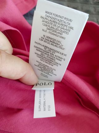 Camiseta roja Polo Ralph Lauren XXL
