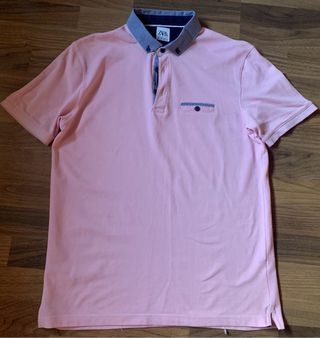 Polo hombre manga corta  Zara