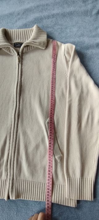 chaqueta de punto con cremallera