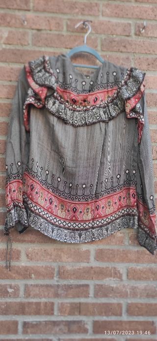 blusa estampada 