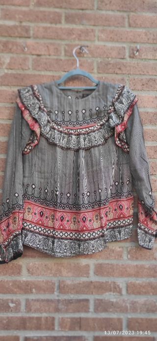 blusa estampada 