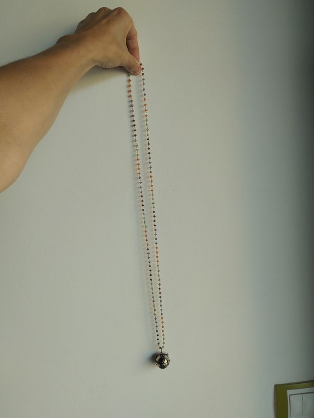 Llamador de ángeles plata y minerales